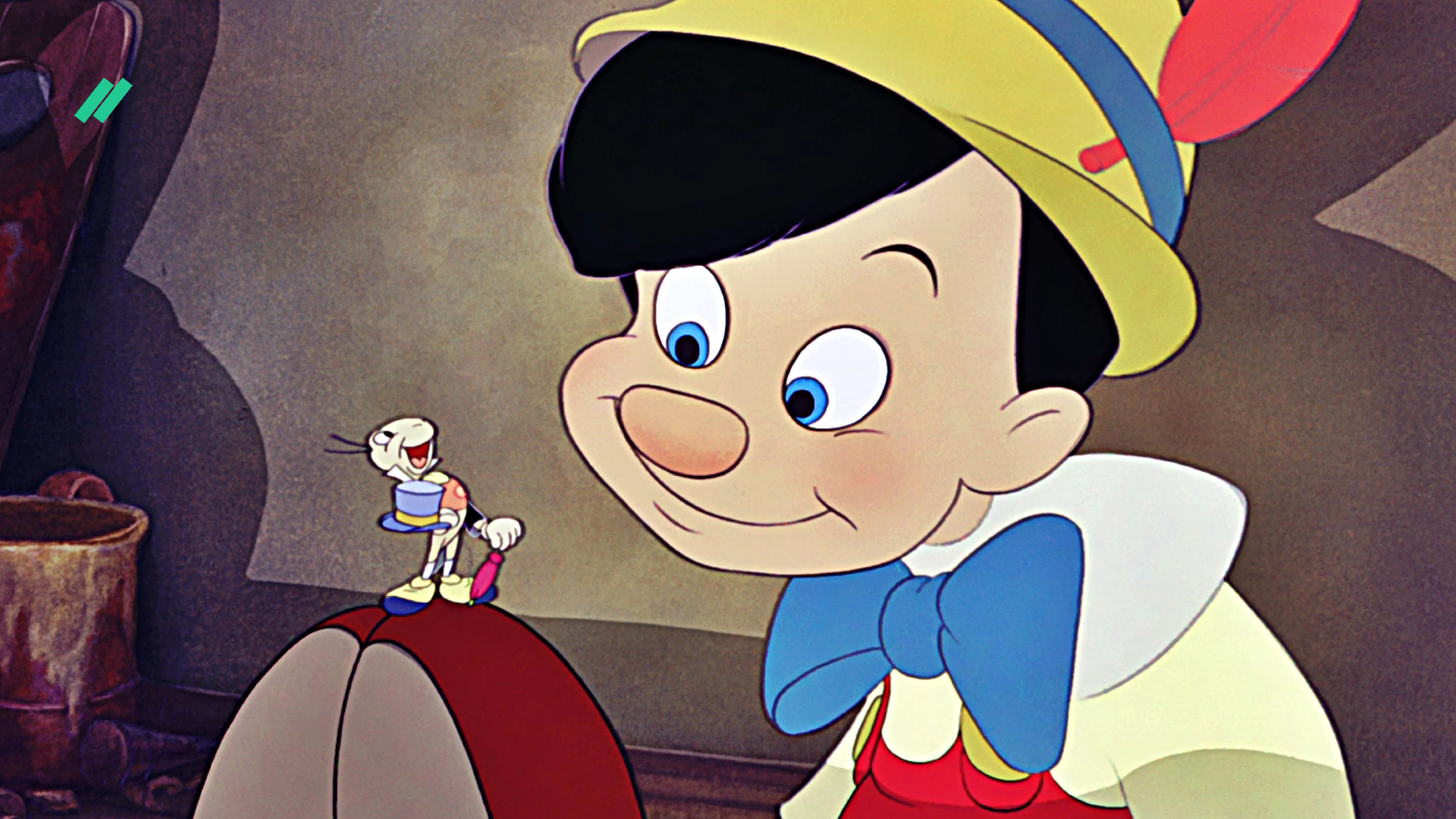 Кадр из мультфильма «Пиноккио»
