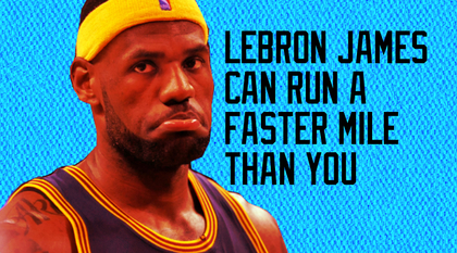 How fast can LeBron James run a mile? Faster than you think - Citius Mag