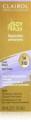 Clairol Professional Liquicolor 1A/51D Cool Black, 2 oz