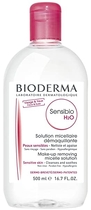 Bioderma Sensibio H2O Soothing Micellar Cleansing Water and Makeup Removing Solution for Sensitive Skin, Face and Eyes