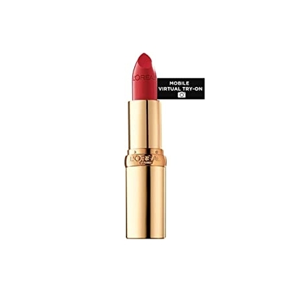 L'Oreal Paris Makeup Colour Riche Original Creamy, Hydrating Satin Lipstick, 315 True Red