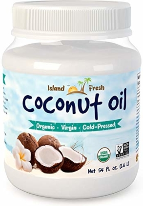 Island Fresh Superior Organic Virgin Coconut Oil, 54 Ounce