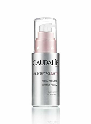 CaudalÍe Resveratrol Lift Firming Serum. Silky Anti-Wrinkle Face and Neck Serum for Firmer, More Toned and Sculpted Skin. With Hyaluronic Acid for Day and Night (1.01 Ounce)