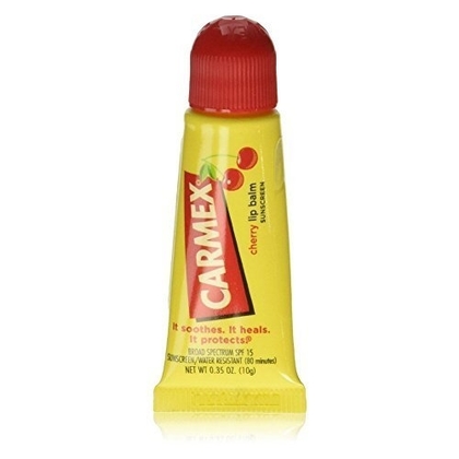 Carmex Moisturizing Lip Balm SPF 15 Cherry 0.35 oz (Pack of 6)