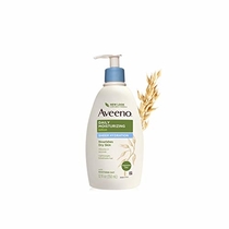 Aveeno Sheer Hydration Daily Moisturizing Lotion for Dry Skin with Soothing Oat, Lightweight, Fast-Absorbing &amp; Fragrance-Free Intense Body Moisturizer, 12 fl. oz