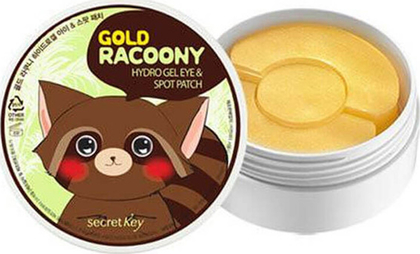 Гидрогелевые патчи для области вокруг глаз Secret Key Gold Racoony Hydro Gel Eye & Spot Patch 