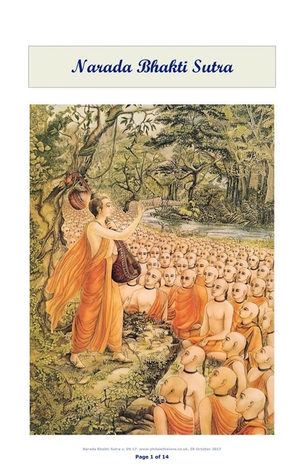 Narada Bhakti Sutra - Veda Vyasa