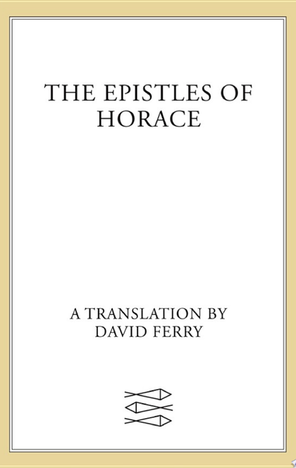 The Epistles of Horace - Horace