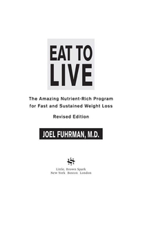 Eat to Live - Joel Fuhrman