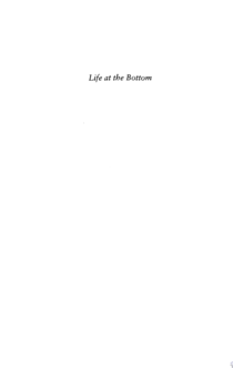 Life at the Bottom - Theodore Dalrymple