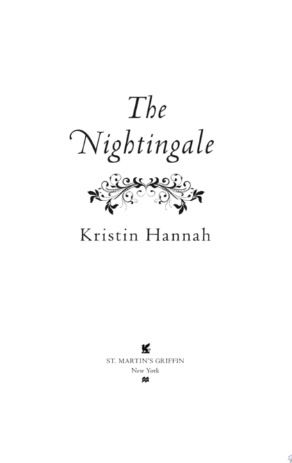 The Nightingale - Kristin Hannah
