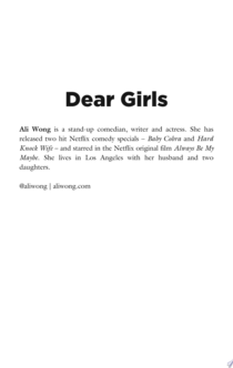 Dear Girls - Ali Wong