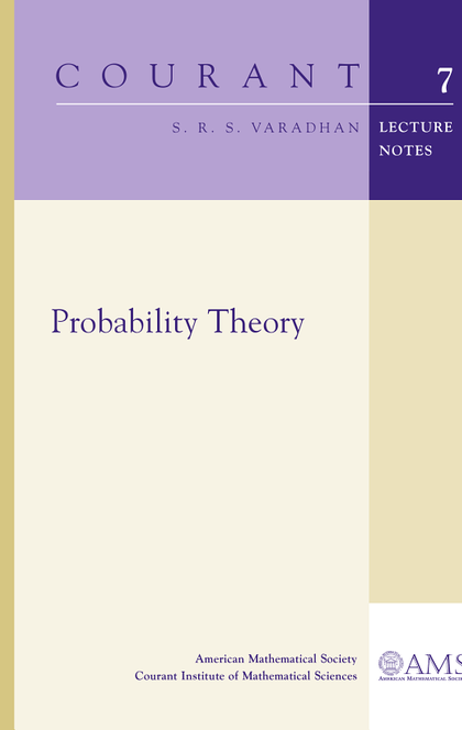 Probability Theory - S. R. S. Varadhan