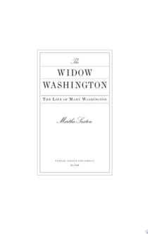 The Widow Washington - Martha Saxton