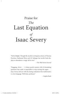 The Last Equation of Isaac Severy - Nova Jacobs
