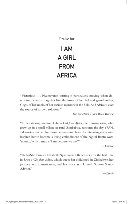 I Am a Girl from Africa - Elizabeth Nyamayaro