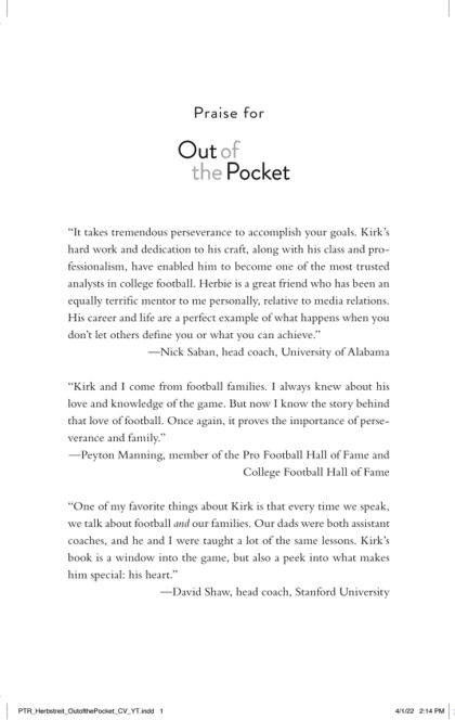 Out of the Pocket - Kirk Herbstreit