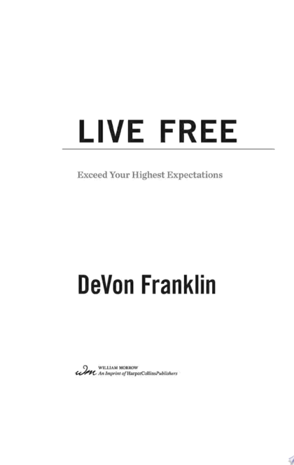 Live Free - DeVon Franklin