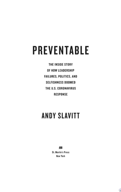 Preventable - Andy Slavitt