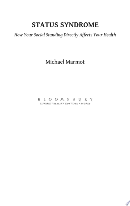 Status Syndrome - Michael Marmot