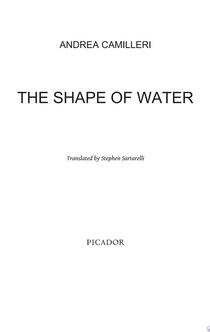 The Shape of Water - Andrea Camilleri