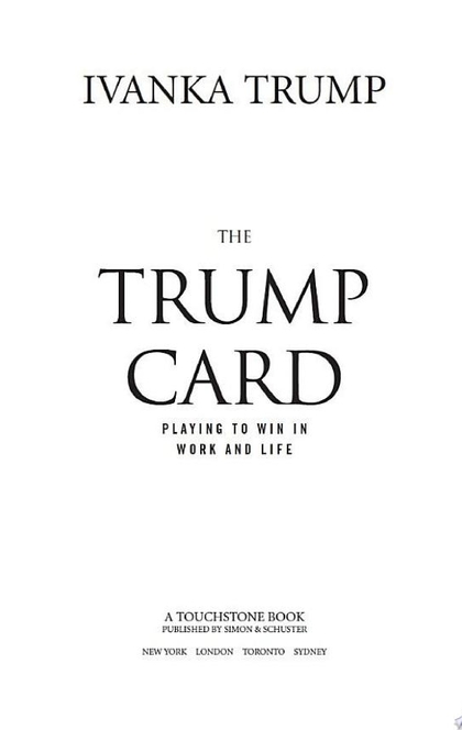 The Trump Card - Ivanka Trump