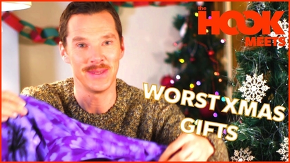 Watch Benedict Cumberbatch Teaches How to React to Bad Xmas Gifts  now