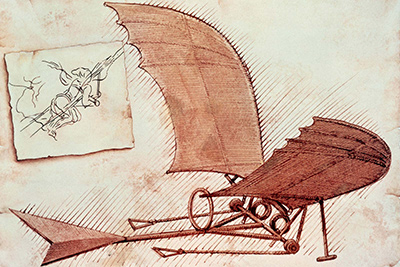 Read more about Flying Machine by Leonardo da Vinci