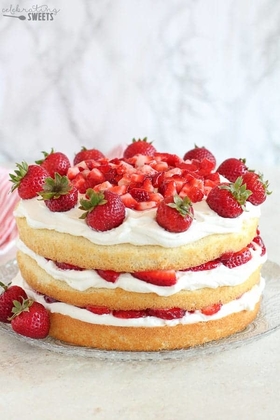 Strawberry Shortcake Cake