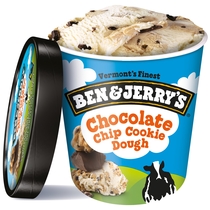 Ben & Jerry's Ice Cream Chocolate Chip Cookie Dough Non-GMO 16 oz