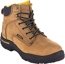 #1 Waterproof work boots for men – Soft Waterproof Leather, Insulated Lining