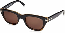 Tom Ford Sunglasses - Snowdon / Frame: Shiny Black with Brown Lens: Grey Gradient: