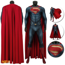 Superman Man of Steel Cosplay Costumes Clark Kent Suit Sac194300