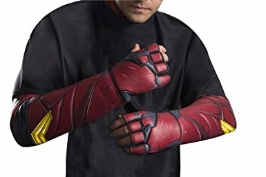 Rubie's Men's Justice League Flash Gloves