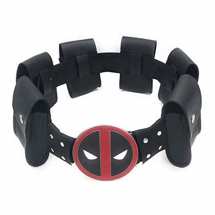 Rulercosplay Deadpool Game Cosplay Mask, Belts and Sword Belt (Waist Belt)