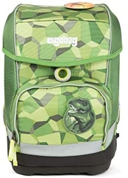 Amazon.com: ergobag School Bag Single Bearanusaurus Rex Backpack Time Free and Sportwear Unisex Children, Children, Green Stones (Green), One Size