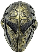 Tactical Full Face Protection Knight Mask Templar (Gold)
