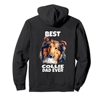 Best Collie Dad Ever Collie Dog Cute Lovable Pet Owner Pullover Hoodie