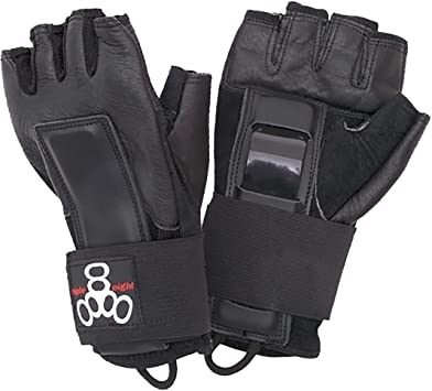 Triple Eight Hired Hands Skateboarding Wrist Guard Gloves : Skate And Skateboarding Wrist Guards