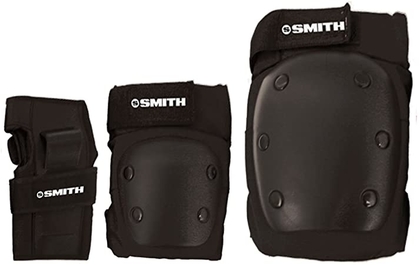 Smith Safety Gear Scabs Knee/Elbow/Wrist Guard Set (Pack of 3)