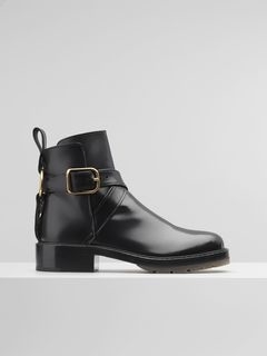 Diane Ankle Boot In Brushed Shiny Calfskin | Chloé US