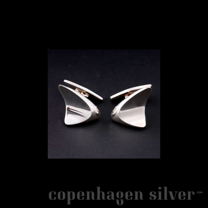 Georg Jensen Sterling Silver Cufflinks # 88 | Copenhagen Silver