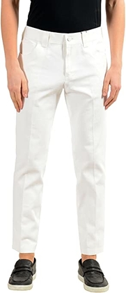 Gucci Men's White Straight Leg Jeans 