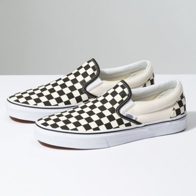 Checkerboard Slip-On Vans