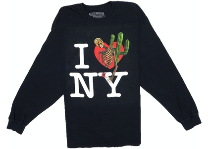 Travis Scott Astroworld I Love NY L/S Tee Black