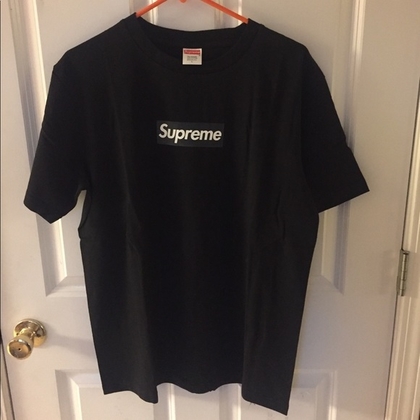 Supreme Box Logo Tee DOUBLE BLACK