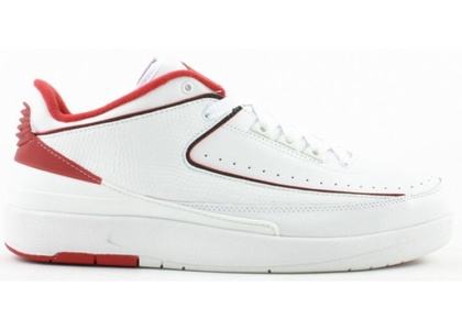 Jordan 2 Retro Low White Varsity Red