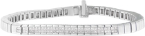 Original Classics 14K White Gold Princess Cut Diamond Bracelet (1.00 cttw, H-I Color, SI1-SI2 Clarity)