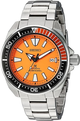 Seiko Men's SRPC07 Prospex Analog Display Automatic Self Wind Silver Watch