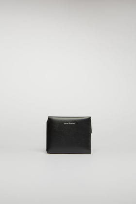 Trifold card wallet Black